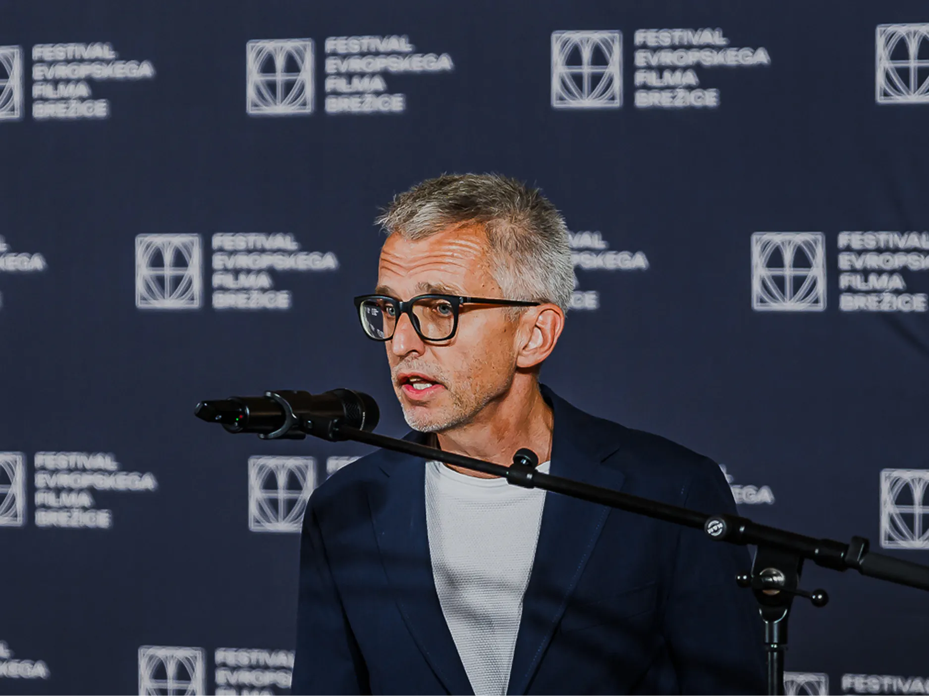 Aleš Pavlin na tiskovni konferenci
